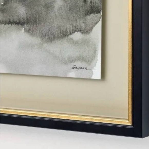 Hearth & Hand Washed Stream Framed Wall Art -Watercolor Like 24 (w) x 18 (H) NWT - Picture 2 of 9